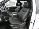 2012 Ford F150 Lariat SuperCrew Black Interior