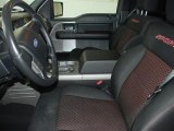 2008 Ford F150 FX2 Sport SuperCab Black/Red Sport Interior