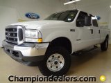 2004 Oxford White Ford F250 Super Duty XLT Crew Cab 4x4 #59669205