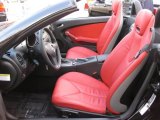 2009 Mercedes-Benz SLK 300 Roadster Black/Red Interior
