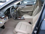 2012 Mercedes-Benz E 350 4Matic Sedan Almond/Mocha Interior