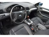 2002 BMW 3 Series 330i Sedan Black Interior