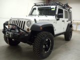 2010 Stone White Jeep Wrangler Unlimited Rubicon 4x4 #59689545