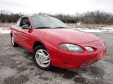 2001 Bright Red Ford Escort ZX2 Coupe #59688978
