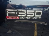 2002 Ford F350 Super Duty Lariat SuperCab 4x4 Marks and Logos