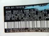 2012 Corolla Color Code for Super White - Color Code: 040