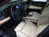 2012 BMW 7 Series 750i xDrive Sedan Oyster/Black Interior