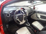 2012 Ford Fiesta SES Hatchback Oxford White/Charcoal Black Interior