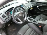 2012 Buick Regal GS Ebony Interior