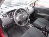 2010 Nissan Versa 1.8 S Sedan Charcoal Interior