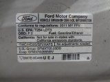 2011 Ford F150 XLT SuperCab 4x4 Info Tag