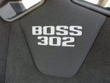 2012 Ford Mustang Boss 302 Embroidered Boss 302 in sport seat