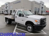 2012 Oxford White Ford F350 Super Duty XL Regular Cab 4x4 Chassis #59738865