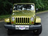 2008 Rescue Green Metallic Jeep Wrangler Sahara 4x4 #59739468