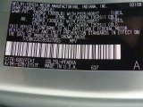 2009 Sienna Color Code for Silver Pine Mica - Color Code: 6U0