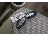 2007 Nissan Versa SL Keys