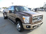 2012 Ford F350 Super Duty King Ranch Crew Cab 4x4 Dually Front 3/4 View