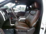 2010 Ford F150 Platinum SuperCrew Sienna Brown Leather/Black Interior