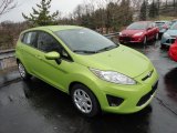 2012 Lime Squeeze Metallic Ford Fiesta SE Hatchback #59797265