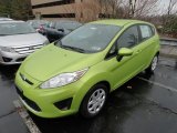 Lime Squeeze Metallic Ford Fiesta in 2012
