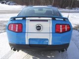 Grabber Blue Ford Mustang in 2011