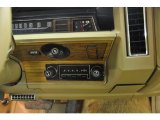 1975 Chevrolet Caprice Classic 4 Door Sedan Controls