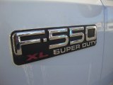 2003 Ford F550 Super Duty XL Regular Cab 4x4 Chassis Marks and Logos