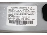 2008 G Color Code for Liquid Platinum Silver - Color Code: K23