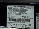 2008 Fusion Color Code for Dark Blue Ink Metallic - Color Code: DI