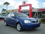 2007 Cobalt Blue Metallic Suzuki Forenza Sedan #5964787