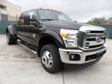 2012 Ford F350 Super Duty Lariat Crew Cab 4x4 Dually Front 3/4 View