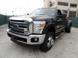 2012 Ford F350 Super Duty Lariat Crew Cab 4x4 Dually Front 3/4 View