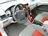 2007 Dodge Caliber SXT Pastel Slate Gray/Red Interior