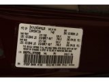 2002 Grand Caravan Color Code for Dark Garnet Red Pearl - Color Code: PRV