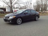 2012 Crystal Black Pearl Honda Civic Si Sedan #59860967