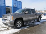 2008 Graystone Metallic Chevrolet Silverado 1500 LT Crew Cab 4x4 #59859721