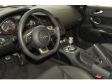 2011 Audi R8 Spyder 5.2 FSI quattro Black Fine Nappa Leather Interior