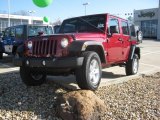 2012 Deep Cherry Red Crystal Pearl Jeep Wrangler Unlimited Sport S 4x4 #59860282