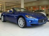 Blu Mediterraneo (Blue Metallic) Maserati GranTurismo Convertible in 2012