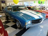 1972 Mulsanne Blue Chevrolet Chevelle SS #59860161