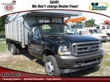 2004 Black Ford F550 Super Duty XL Regular Cab 4x4 Chassis Stake Truck #59860718