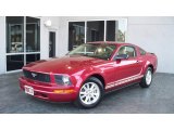 2007 Redfire Metallic Ford Mustang V6 Deluxe Coupe #5958323