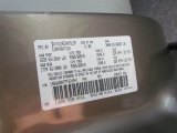 2007 Aspen Color Code for Light Khaki Beige Metallic - Color Code: PJC