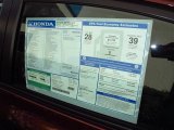 2012 Honda Civic EX-L Sedan Window Sticker