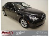 2009 Jet Black BMW 5 Series 528i Sedan #59860075