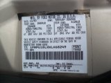 1998 Expedition Color Code for Light Prairie Tan Metallic - Color Code: BA
