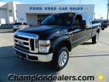 2008 Black Ford F350 Super Duty Lariat Crew Cab 4x4 #59859294