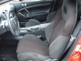 2010 Mitsubishi Eclipse GS Sport Coupe Dark Charcoal Interior