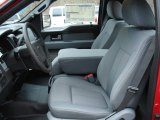 2012 Ford F150 XL Regular Cab 4x4 Steel Gray Interior