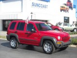 2004 Flame Red Jeep Liberty Sport #5969455